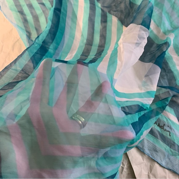 Pierre Cardin Striped Scarf - Picture 7 of 9